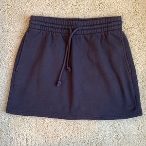 TNA Fleece Skirt w/ Pockets (Navy)